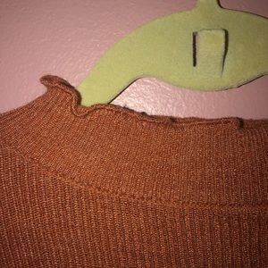 Rust colored long sleeve top